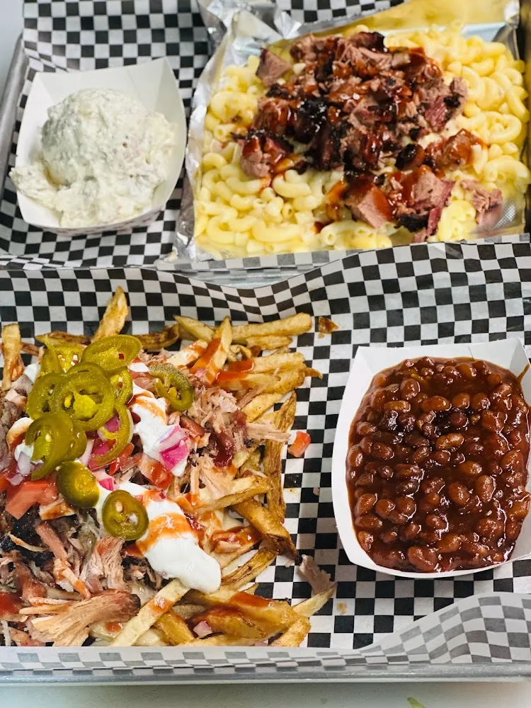 Loaded Brisket Mac & Cheese